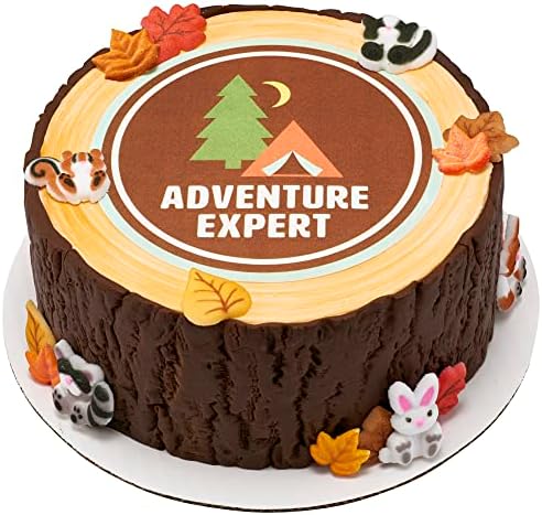 Lucks Dec-Ons Decorations Molded Sugar Cupcake Topper, Woodland Animals Assortment, 1 1/2-1 3/4 Inch, 70 Count