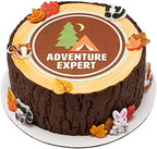 Lucks Dec-Ons Decorations Molded Sugar Cupcake Topper, Woodland Animals Assortment, 1 1/2-1 3/4 Inch, 70 Count