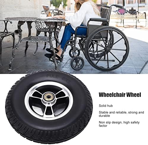 193mm Wheelchair Wheels Assembly, Wheelchair Wheels Replacement, Replacement Wheelchair Wheels, Wheelchair Wheel Replacement Solid for Wheelchair Stroller Casters