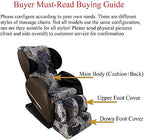 Shiatsu Massage Chair Cover, Washable Printing Massage Chair Cover Stretch Fabrics Recliner Wing Chair Slipcovers for Old-Style Massage Chairs,Suit 1