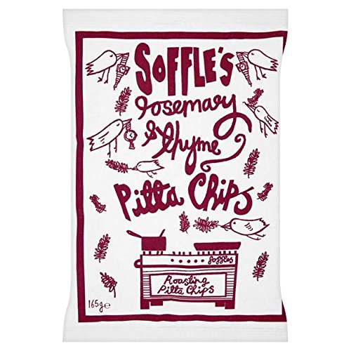 Soffles Pitta Chips Rosemary & Thyme Share Bag - 165g (0.36lbs)