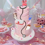 18PCS Nurse Cake Topper Nursing Cupcake Toppers for Nursing Doctor Graduation Party Supplies