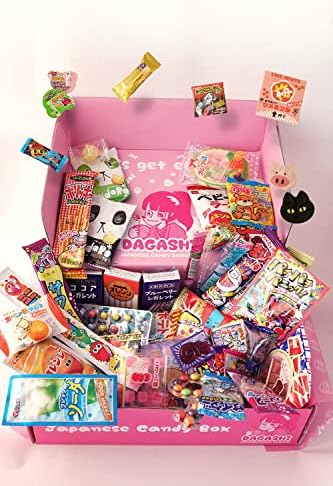 Japanese Candy Snack Assortment, 55 Pieces Box, Variety Pack