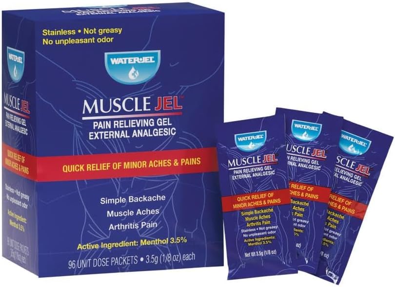 Muscle Jel 3.5g Unit Dose Foil Pac, 24 per Pack, packaging may vary