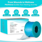 MedVance Soft Silicone Tape with Perforation for Easy Cut Size - 1" Width (1 Pack, 5 Yards)