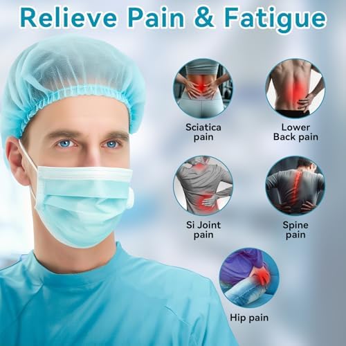 Lower Back Brace for Pain Relief - Adjustable Back Support Brace for Sciatica, SI Joint, Hip & Spine Pain - Breathable Lumbar Support Belt for Men Women for Work, Home or Exercise