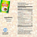 Banku Mix Ghana | Pounded Maize & Cassava Powder(2.2LB)| African Food Grocery similar to Fufu Flour, Plantain Flour, Kenkey Pounded Yam, Ugali