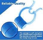 24 Pieces Nose Clips Nose Bleed Stopper Plastic Nose Clip Nose Pincher Nasal Clip Kit for Snoring Stop Accidental or Emergency Condition Swimming (Green, Blue)