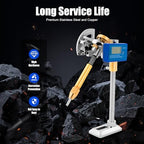 High Precision Digital Display Angle Manipulator Gem Faceting Machine Mast Faceting Equipment Height Adjustable W/Locator for Jewel Jade Gemstones Polishing