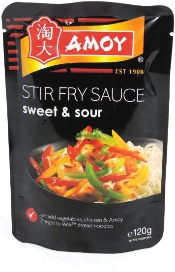 Amoy - Stir Fry Sauce - Sweet & Sour - 120g (Case of 12)