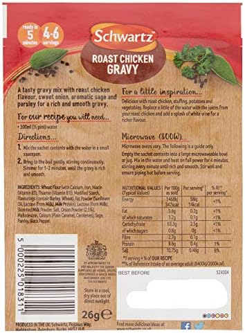 Schwartz - Gravy Mixes - Roast Chicken - 26g