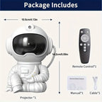 Star Projector Galaxy Night Light - Astronaut Space Projector, Starry Nebula Ceiling LED Lamp with Timer and Remote, Kids Room Decor Aesthetic, for Christmas & Birthdays