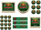 Casino Roulette 1/4 sheet (10.5 x 8 in.) Edible cake topper image Birthday Party Decoration.