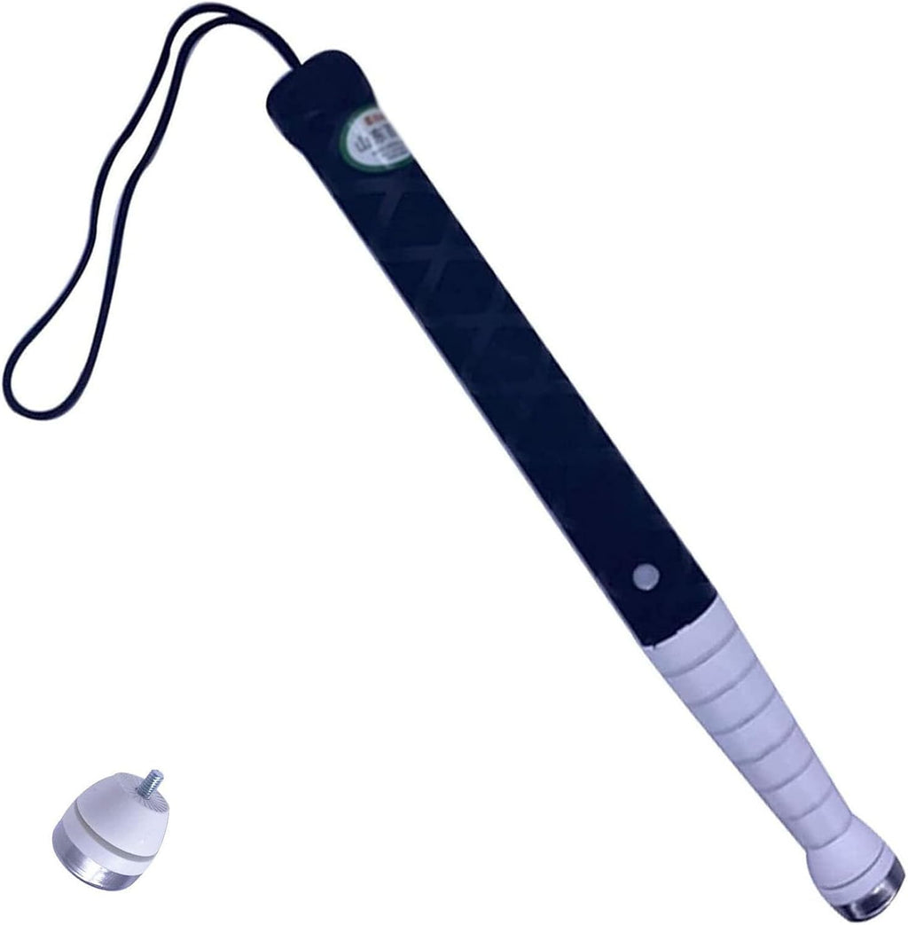 Telescopic Blind Cane - Reflective Folding Walking Stick for Vision Impaired and Blind People Optional Crutch tip (B, 150cm/59in)