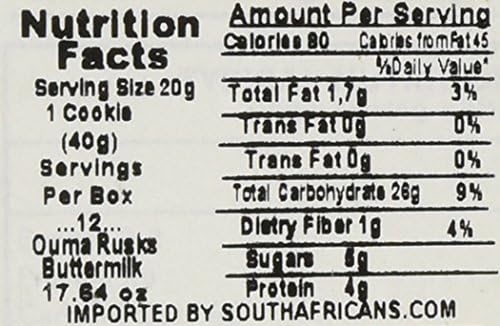 Ouma Buttermilk Rusks 500g (2 Pack)