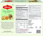 Bikaji Mewa Bite Mix | Authentic Indian Barfi Sweet Box | 4 Flavors: Mango, Orange, Chocolate & Dry Fruit | Creamy Condensed Milk Mithai | Vegetarian Festive Treat | 250g (8.82 oz)