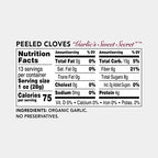 Organic Peeled Black Garlic Cloves - 13oz - Kosher Certified