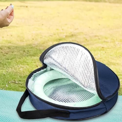 Neck Cooling Thermal Insulated Cooler Bag,Neck Cooling Tube Carrying Bag - Insulated Bag for Neck Cooler Ring, Storage Bag for Hot Weather, Extend The Time to Keep Cold