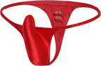 Male Thong Sexy Mens G String Underwear T-Back Bulge Pouch Low Rise Lingerie
