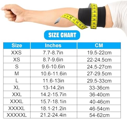 2Pcs Diabetic Sensor Armband, Diabetes Arm Band for Insulin Pod Monitoring Systems - Omnipod Dexcom Freestyle Libre, Protects Insulin Pod During Sports, Replace Adhesive Patches Tape (Black, S)