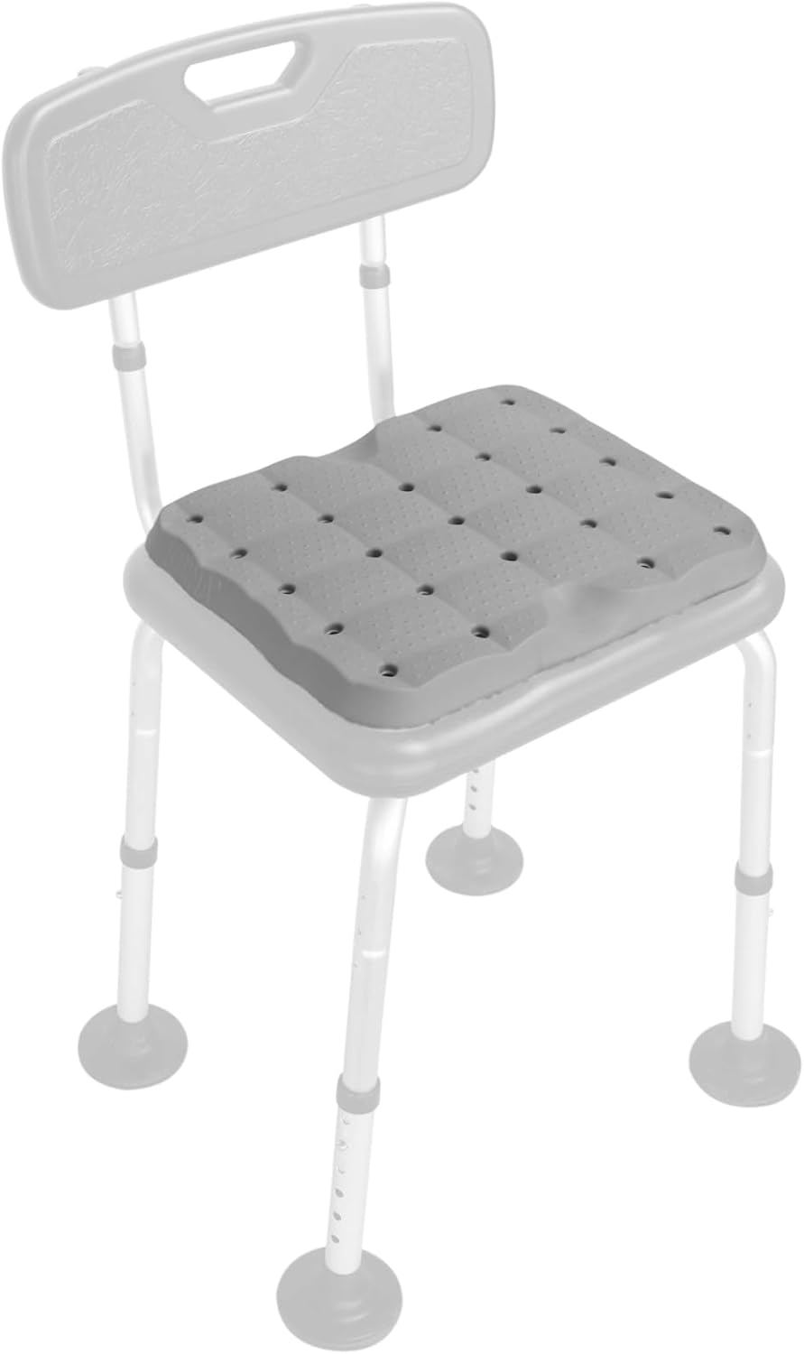 KMINA Shower Seat Cushion, Lightweight Waterproof Foam and Slip-Resistant, Kneeling Pads for Gardening, Patented, Made in Europe