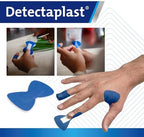Detectaplast bandaids Waterproof Elastic, Blue Wound bandaids for the Food Sector, detectable bandaids for First aid in the Catering Trade, 2,68 x 1,49 inches, fingertip bandaids, 50 Pieces