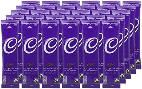 Cadbury Instant Hot Chocolate Stick Pack 28 g (Pack of 30 Sticks)