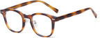 Vintage Square Blue Light Blocking Glasses, TR90 Lightweight Computer Gaming Eyeglasses for Women Men Anti Eyestrain