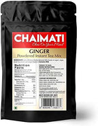 ChaiMati - Ginger Chai Latte - Powdered Instant Tea Premix, 2 Pound Jar - Makes 100 Cups - Hot or Iced, Very Low Caffeine, Ready in seconds, Great for Gifting & Parties - gets "Chai on your Mind"