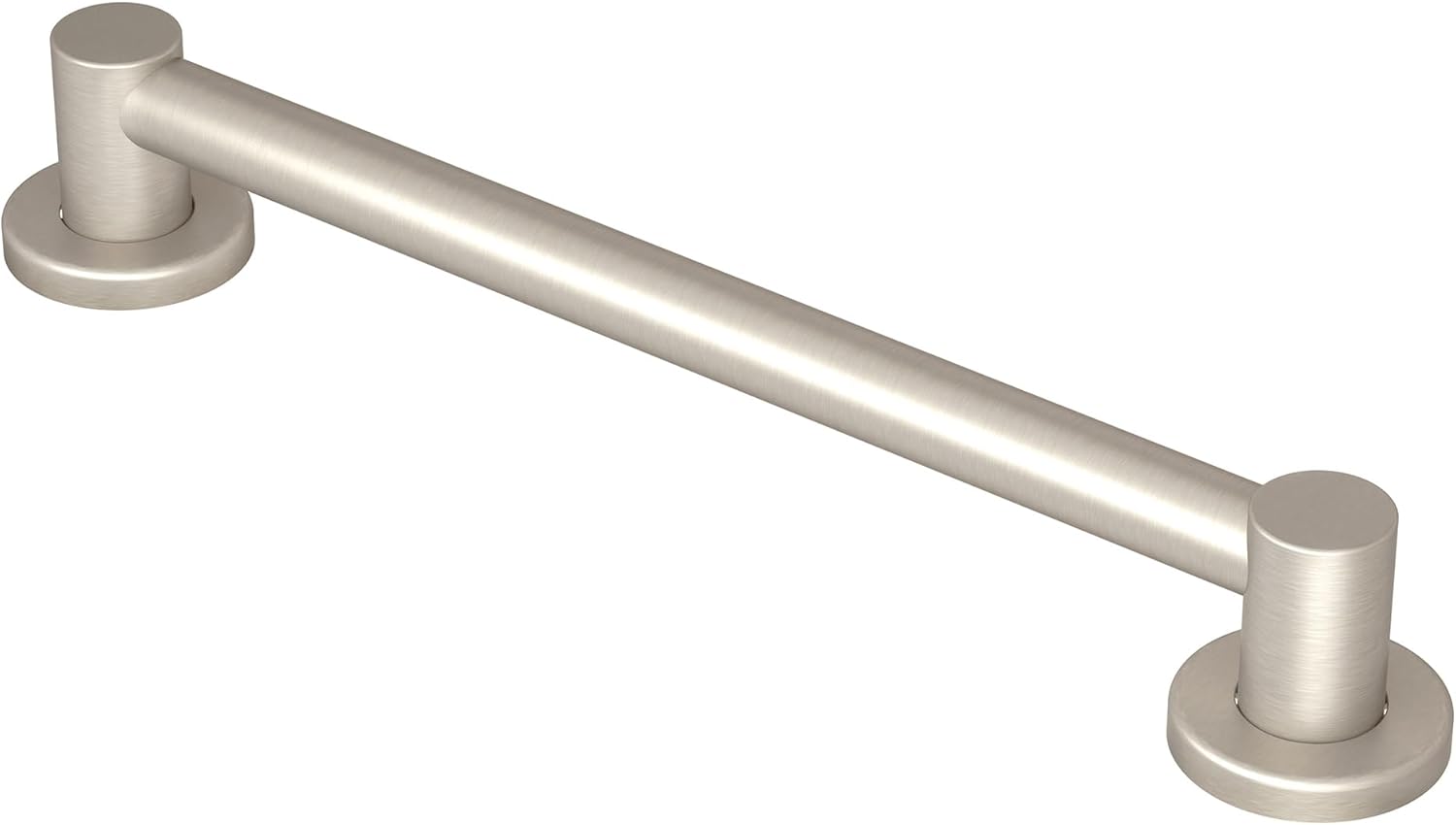 Moen YG0424BN Bathroom Safety 24-Inch Stainless Steel Modern Bathroom Grab Bar, Brushed Nickel