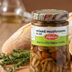 FRATELLI D'AMICO - Mixed Mushrooms in oil, Family-Size, 24.7 oz (700 g), Italian Appetizer, NON-GMO