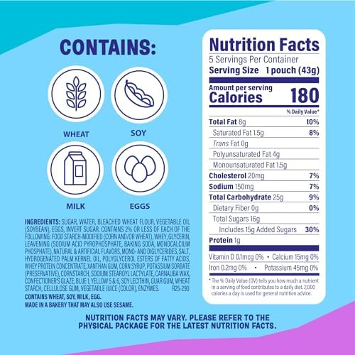 Little Bites Party Cake Muffins, 5 individual packs, (1.5 oz each), Cake and Sprinkles Mini Muffins, 7.5 oz Multipack