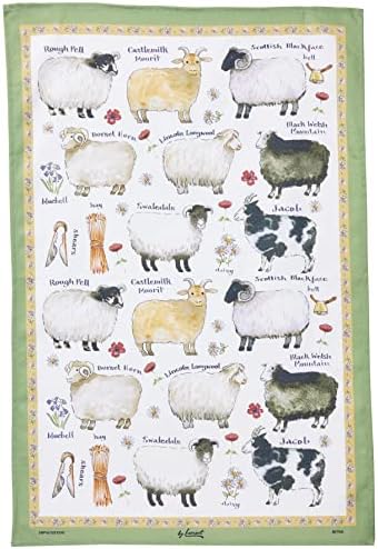 Samuel Lamont Cotton Tea Towel Sheep Breeds