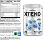 Xtend Original BCAA Powder, 7g BCAAs and 2.5g L-Glutamine for Muscle Recovery Hydration and Lean Muscle, Sugar Free Intra and Post Workout Drink with Electrolytes, Blue Raspberry Ice, 30 Servings