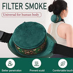 Barelove Copper Moxa Box, Purifier Copper Tank Moxibustion Treatment Tool Portable Therapy Bag, Great for Waist Neck Knee Shoulder Back, 艾灸盒 艾灸包 艾灸 (Not Include Moxa)