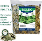 Gabio Green Boldo Dried Leaves, (3oz/85 GR) whole Boldo Leaf, 100% Natural Detox, Hojas De Boldo, Peumus Boldus Herbal Tea, Boldo Tea, Packaged in The USA (3oz)