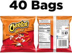 Cheetos Crunchy Cheese Flavored Snacks, Gluten Free, 1 Ounce Single Serve Bags (Pack of 40)