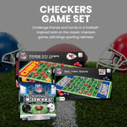 MasterPieces Family Game - NFL Green Bay Packers Checkers - Officially Licensed Board Game for Kids & Adults