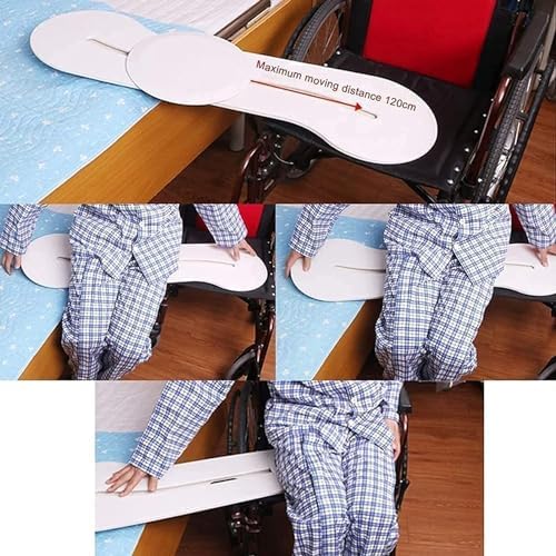 Sliding Transfer Board/Curved Sliding Transfer Board/Simple Wheelchair Sliding Board/Transfer The Disabled, The Elderly, from Wheelchair to Bed, Bathroom, Car, gaoyun-1001