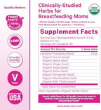 Pink Stork Organic Lactation Tea – Fenugreek, Fennel, Milk Thistle + More – Support for Breastfeeding, Pumping, Hydration, Milk Flow – Smooth Vanilla – 15 Sachets, Caffeine-Free