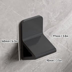 Fockety Shower Foot Rest for Shaving Legs, Anti Slip No Drill Wall Mounted Foot Pedal, Bathroom Triangular Shower Step Foot Stand Shower Shaving Foot Rest for Pregnant Woman Shower (Gray)