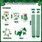 St. Patrick’s Day Gift Box for Women, 7pcs Unique Lucky Shamrock Care Package – A Little Luck for Her Every Day, Irish Green Holiday Gift Box