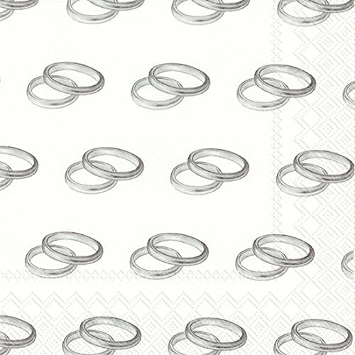Boston International IHR 3-Ply Paper Napkins, 20-Count Lunch Size, Silver