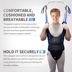 Patient Lift Sling Medical Transfer Sling for Patient Walking Training, Working Aids for Ambulation Support Training, 500lbs Safety Working Load (Large)
