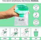 Fab Little Bag Feminine Hygiene Disposable Bags Holder for Tampons and Sanitary Pads, Feminine Care Products Dispenser