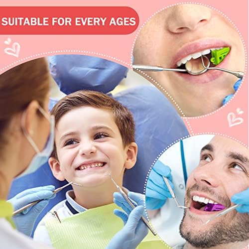 Chengu 12 Pcs Dental Bite Blocks All Size Mouth Props Silicone for Child Kids Adults Dental Bite Blocks Multi Size Mouth Opener Teeth Clenching, Large, Medium and Small