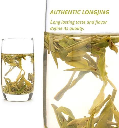 oriarmcha 2025 Mingqian Longjing Dragon Well Tea 2nd Grade 500g (Pack of 2) - Dragonwell Long Jing Green Tea Loose Leaf - Ecologically Grown