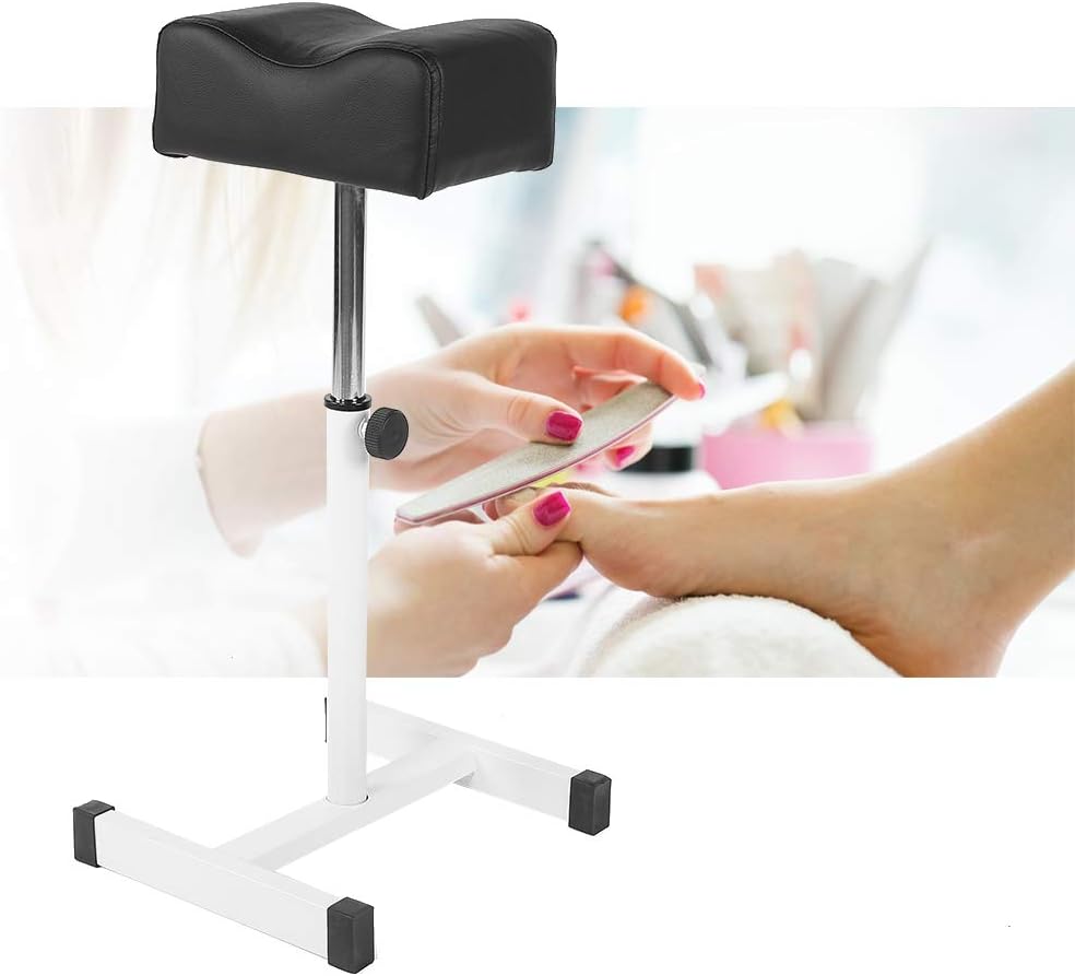 Pedicure Manicure Footrest, Height Adjustable Pedicure Stool Chair Foot Rest Desk Leg Rest Chair for Salon Spa Equipment