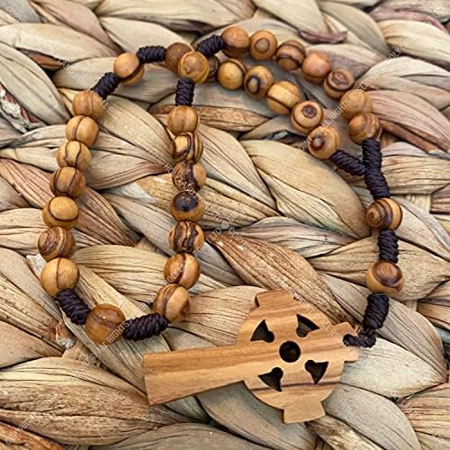 Anglican Olive Wood Prayer Beads - Holy Land Rosary