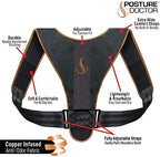 Ontel Posture Doctor Quick & Easy Posture Corrector, Adult, Pack of 1
